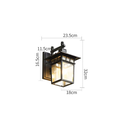 Outdoor Waterproof Wall Lamp Modern Villa Corridor Garden Lamp Exterior Wall Garden Walkway Simple Balcony Gate Terrace Lamp