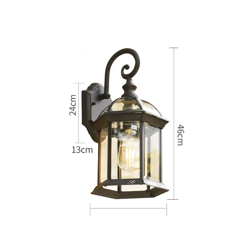 Outdoor Waterproof Wall Lamp Modern Villa Corridor Garden Lamp Exterior Wall Garden Walkway Simple Balcony Gate Terrace Lamp
